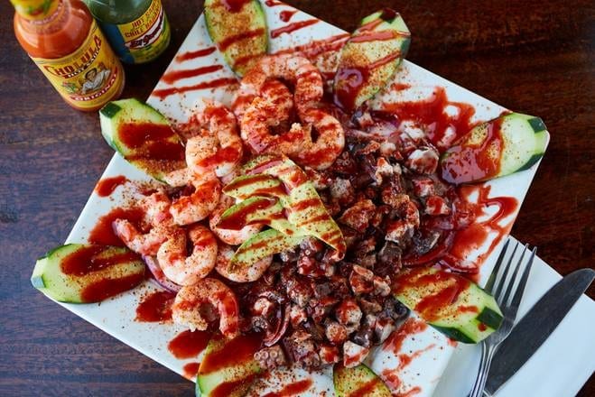 Botana De Camaron Y Pulpo.